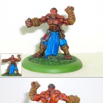 Hogarth Stonefist (AKA Gungor, Half-Orc Monk) by M. D. Van Norman