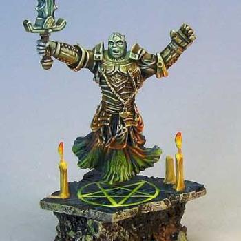 Rogue psyker on sculpted base by Wappellious