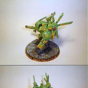 Shas'o Ta'Lyesse'n Tau XV8 Battlesuit by Taliessin