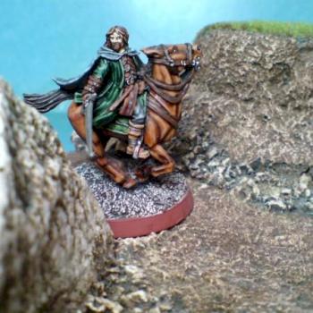 MOUNTED ARAGORN ( BREGO ) by PAINTONY