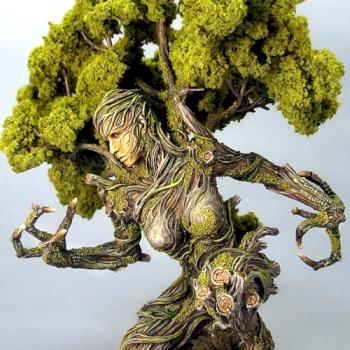 Springtime Treewoman with sculpted claws by Sophia