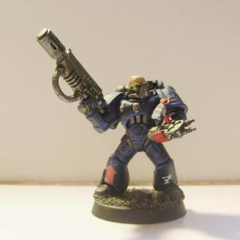 Crimson Fist Marine by Jezza