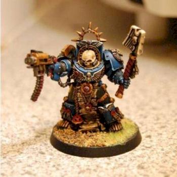 Ultramarines Terminator Chaplain by skathe