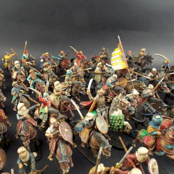 28mm Saracens for Saga, by avalonindustries2040