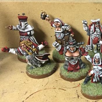 Blood Bowl Nun Team by Vurumai