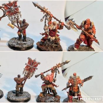 Warhammer Age of Sigmar Khorne Bloodstoker, Bloodreaver, Slaughterpriest, Exalted Deathbringer by Byteknight