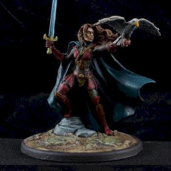 Female Ranger with falcon from Dark Sword Miniatures by BigBeefyProductions