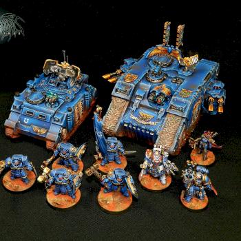 Ultramarines (Little Battle Force) by Umbra Draconis