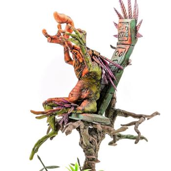 Handcrafted Slann Starmaster Mage Priest Warhammer Lizardmen /AOS Seraphon Army by medieval_art