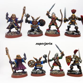 Advanced Heroquest Heroes by superjavix