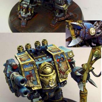 Ultramarines venerable dreadnought by Yellow one