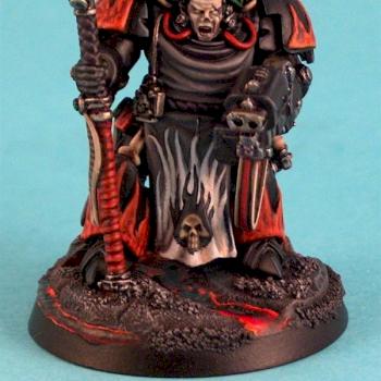 converted Legion of the Damned Librarian in terminator armor by the Infadel