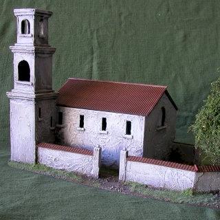 Napoleonic Peninsular style Church side view by Hutch hutch