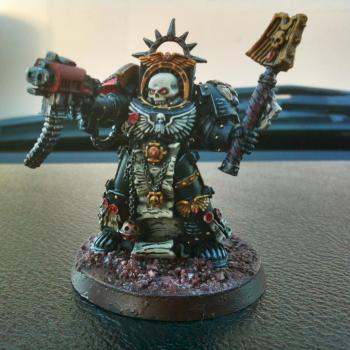 1st Company Chaplain in Terminator armor by DarianZG