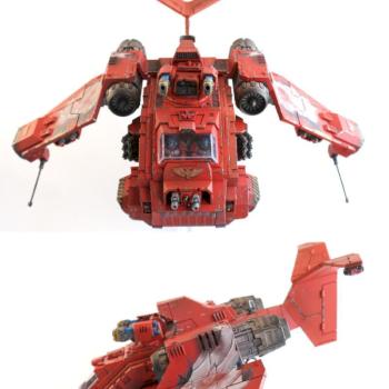 Blood Angels Stormraven by EmperorsChampion