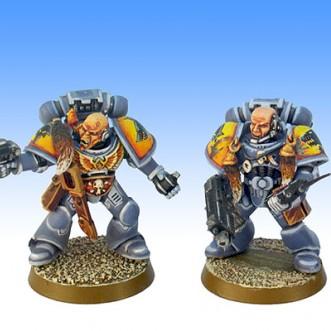 WH40K Space Wolves Grey Hunters Unit - closeup#1 by leprechaun studio