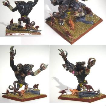 Mordheim Skaven Clan Eshin Rat Ogre by iamthelizardqueen