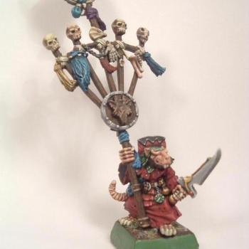 Skaven Battle Standard Bearer by Fanfan