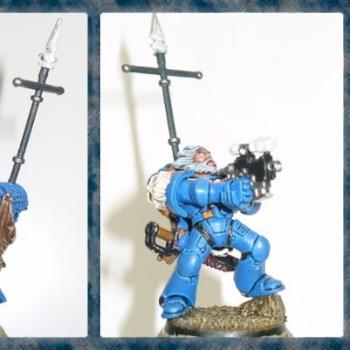 Ultramarine Veteran WIP by The Cell