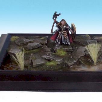 High elf hero+display base. by basxx