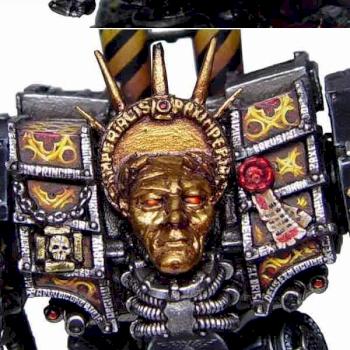 Iron hands venerable dreadnought by Yellow one