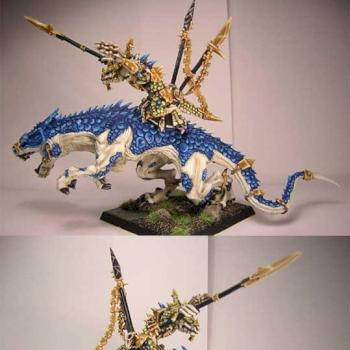 Lizardmen Oldblood on Carnosaur by Astonia