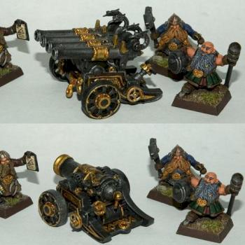 Dwarf Arty Crew by BlitzPig Gunner