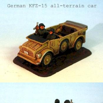 KFZ-15 Field Car (Flames of War) by No Such Agency