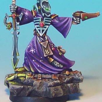 Warhammer 40k Eldar Warlock by Wappellious