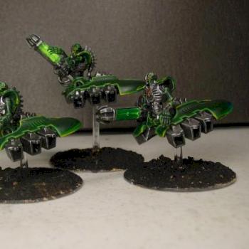 Necron Light Destroyers by Stephen