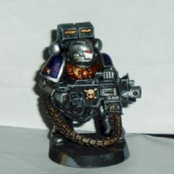 WIP - Space Marine with Heavy Bolter by EMB