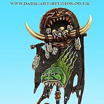 Ogre Bull standard bearer by Dark Art