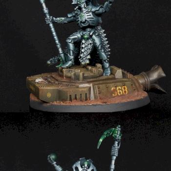 Necron overlord by Telephone122