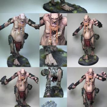 Beasts of Chaos Gargant, Aleguzzler Gargant, Mancrusher Gargant, giant by Hamish Longstride