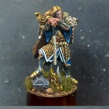 High Elf White Lion of Chrace 54mm by Pierba