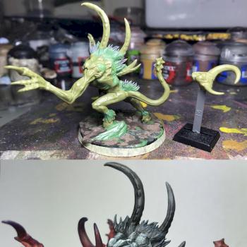 Disciples of Tzeentch / Beasts of chaos Spawn kitbash / conversion by Hamish Longstride