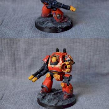 Blood Angels - Contemptor Dreadnought by SCHIRAGA