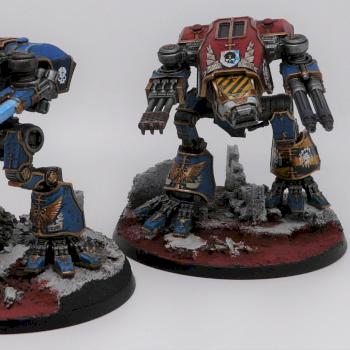 Legio mortis warhound for Titanicus by RAFF