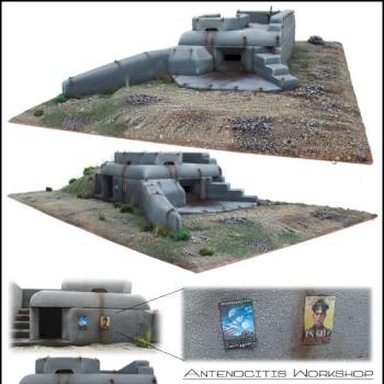 Atlantik Wall PaK43 Bunker by Antenociti