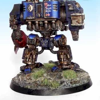 Crimson Fists Venerable Dreadnought by Mahon