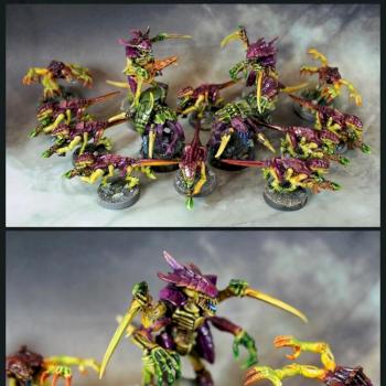 Tyranid Chess Squad. by Woodstone