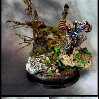 Blood Bowl Minotaur by Woodstone