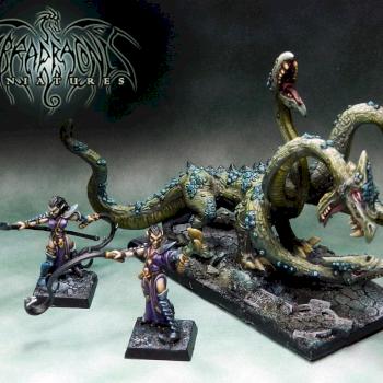 Dark Elves War Hydra by Umbra Draconis