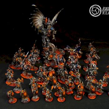 Age of Sigmar Archaon Everchosen's Army by Awaken Realms