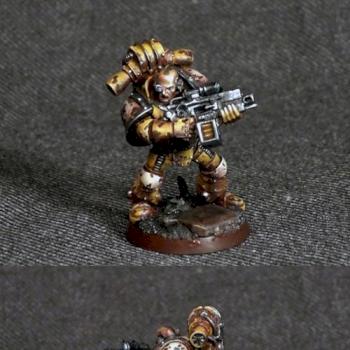 Imperial Fist Sternguard Veteran (MKII) by Rivet