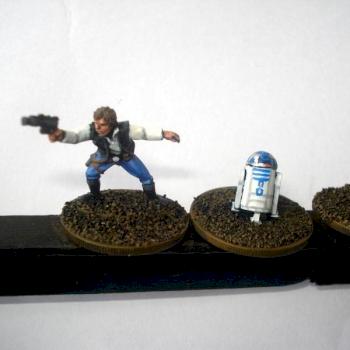 15mm Han Solo and R2D2 by danl