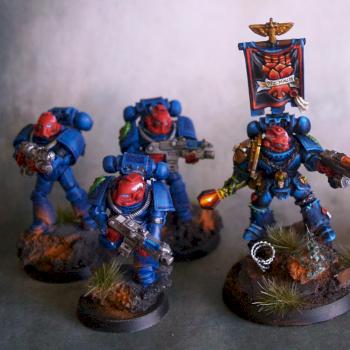 Crimson Fists Sternguard by PowerhouseMiniatures