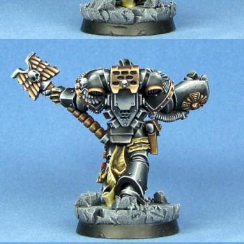 SM Chaplain with power fist by Sevalsky