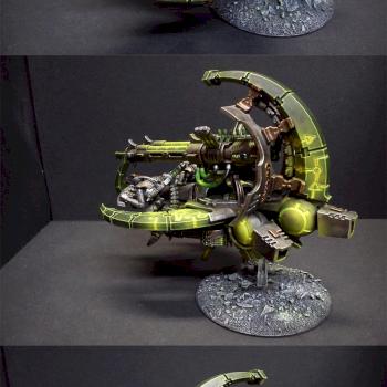 Necron Annihilation Barge / Console d'Annihilation by Praetorian