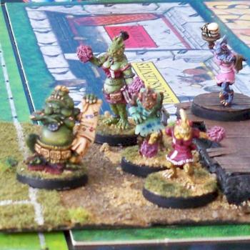 LIZARDMEN COMPLETE TEAM AND STAFF by 4FPM